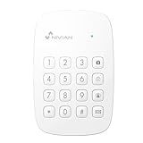 Nivian Teclado inalámbrico Compatible con Alarma Nivian – Apto para Interior – Múltiples Funciones de gestión– Lector de Tag RFID - Fácil...